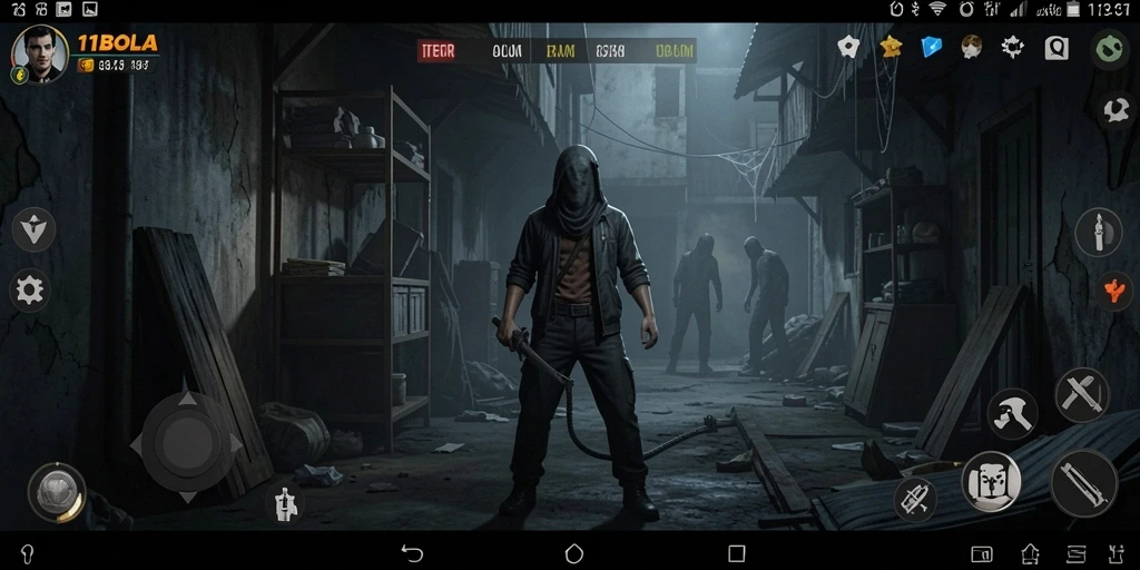 Screenshot dari gameplay horror yang mencekam di 11BOLA.