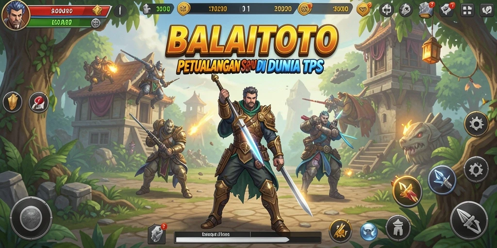 Tampilan gameplay intens dari BALAITOTO yang penuh aksi.