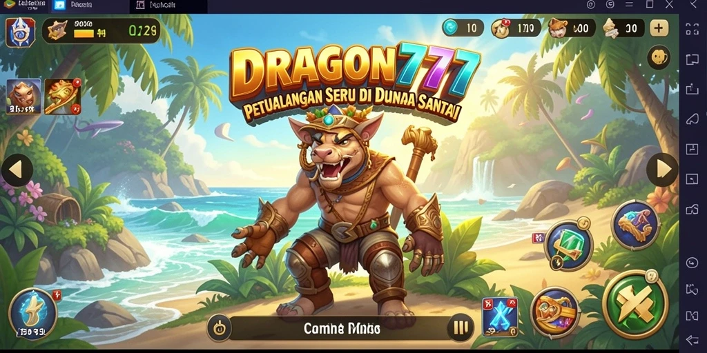 Screenshot gameplay DRAGON777 menampilkan keseruan permainan Casual.