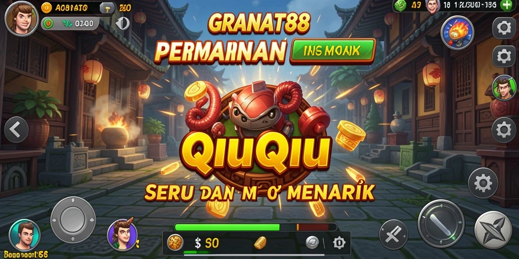 Gameplay seru QiuQiu di GRANAT88 dengan grafis menarik.