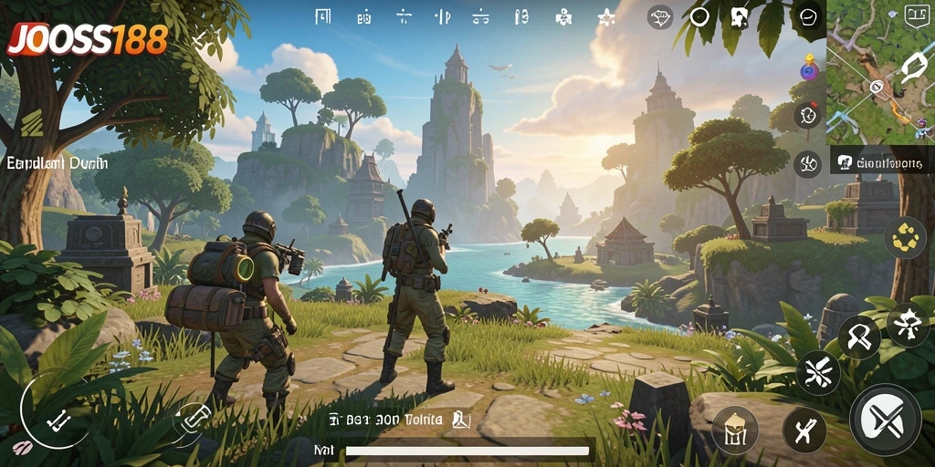 Tampilan gameplay JOSS188 yang memukau dalam dunia terbuka.