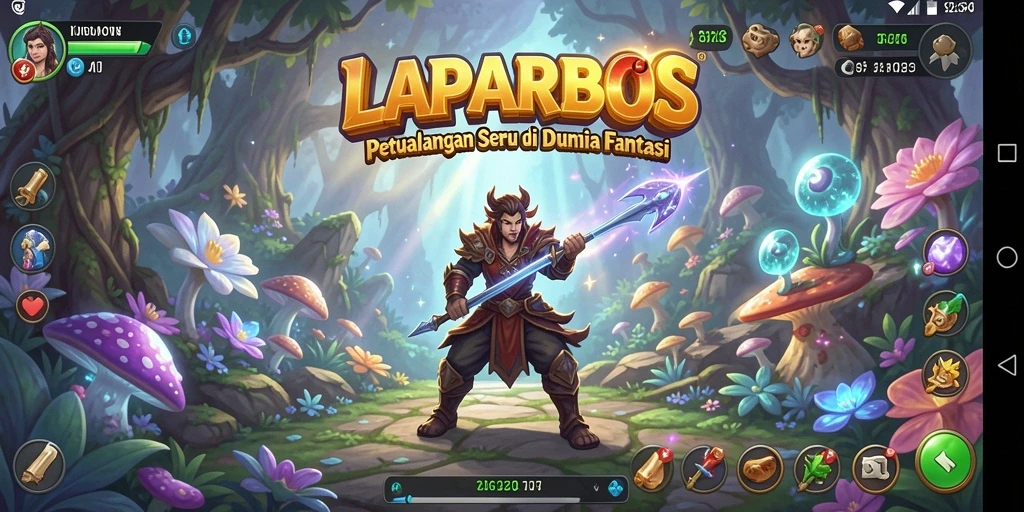 Gameplay seru dan mendebarkan di dunia petualangan LAPARBOS.