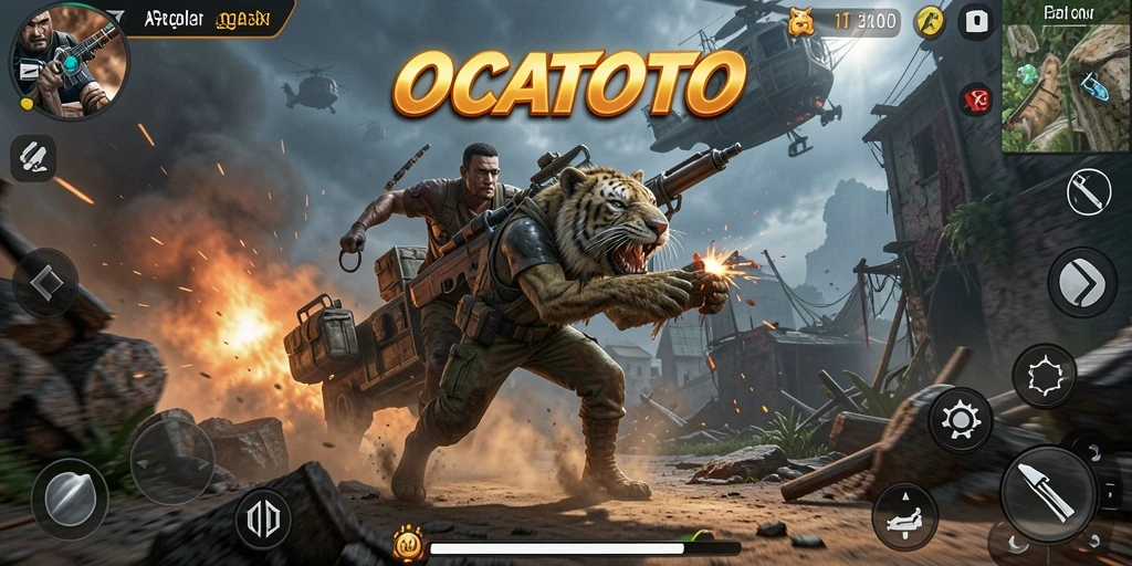 Gameplay OCATOTO yang penuh aksi dan menegangkan