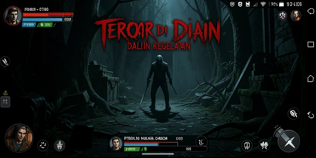 Gameplay mencekam di PT89 dengan suasana menyeramkan.