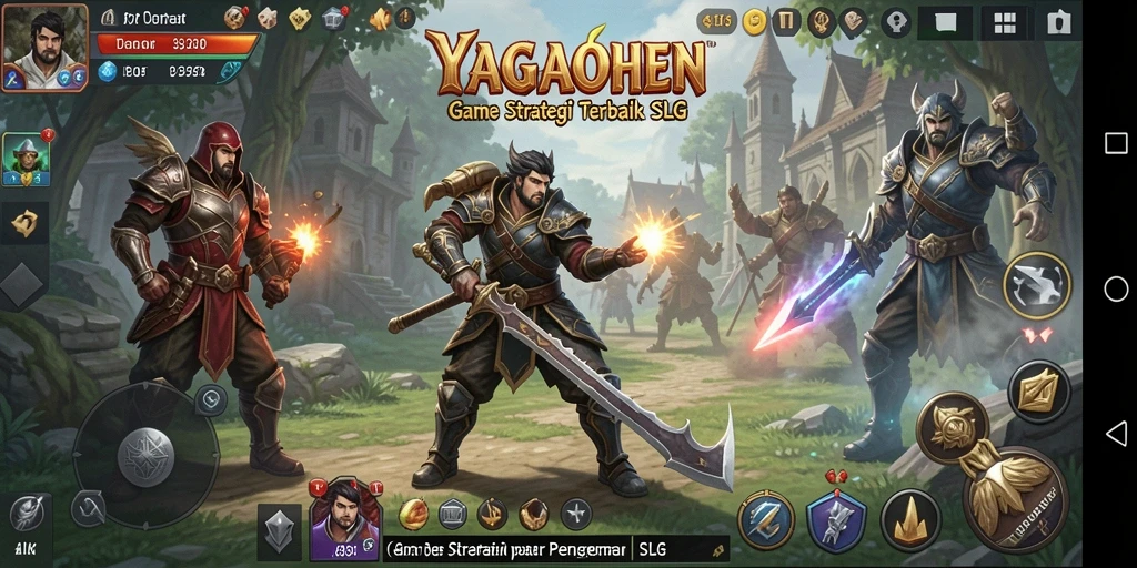 Tampilan gameplay YAGAOHEN yang menegangkan dan penuh strategi.